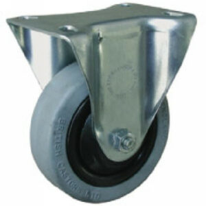 Roulette pivotante sans frein (platine 100 x 80 mm)