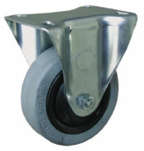 Roulette pivotante sans frein (platine 100 x 80 mm)