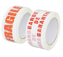 Ruban adhesif d'emballage Ruban adhésif 'FRAGILE' 66 m x 50 mm