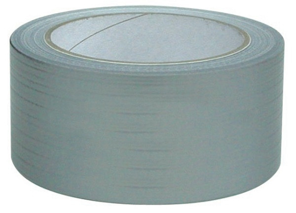 Ruban adhésif toilé gris 25 m x 50 mm