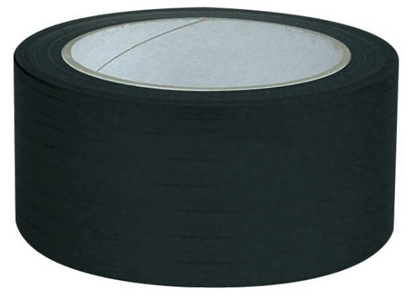 Ruban adhésif toilé noir 50 m x 50 mm