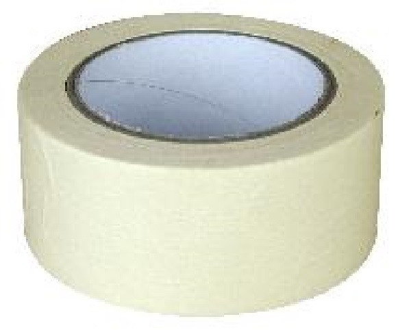 Ruban de masquage - papier cache lisse 50 m x 18 mm