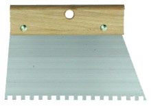 Spatule à colle 18 cm denture carrée