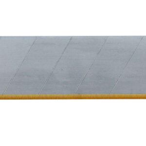 Étui plastique de 10 lames de cutter "titane" 25 mm