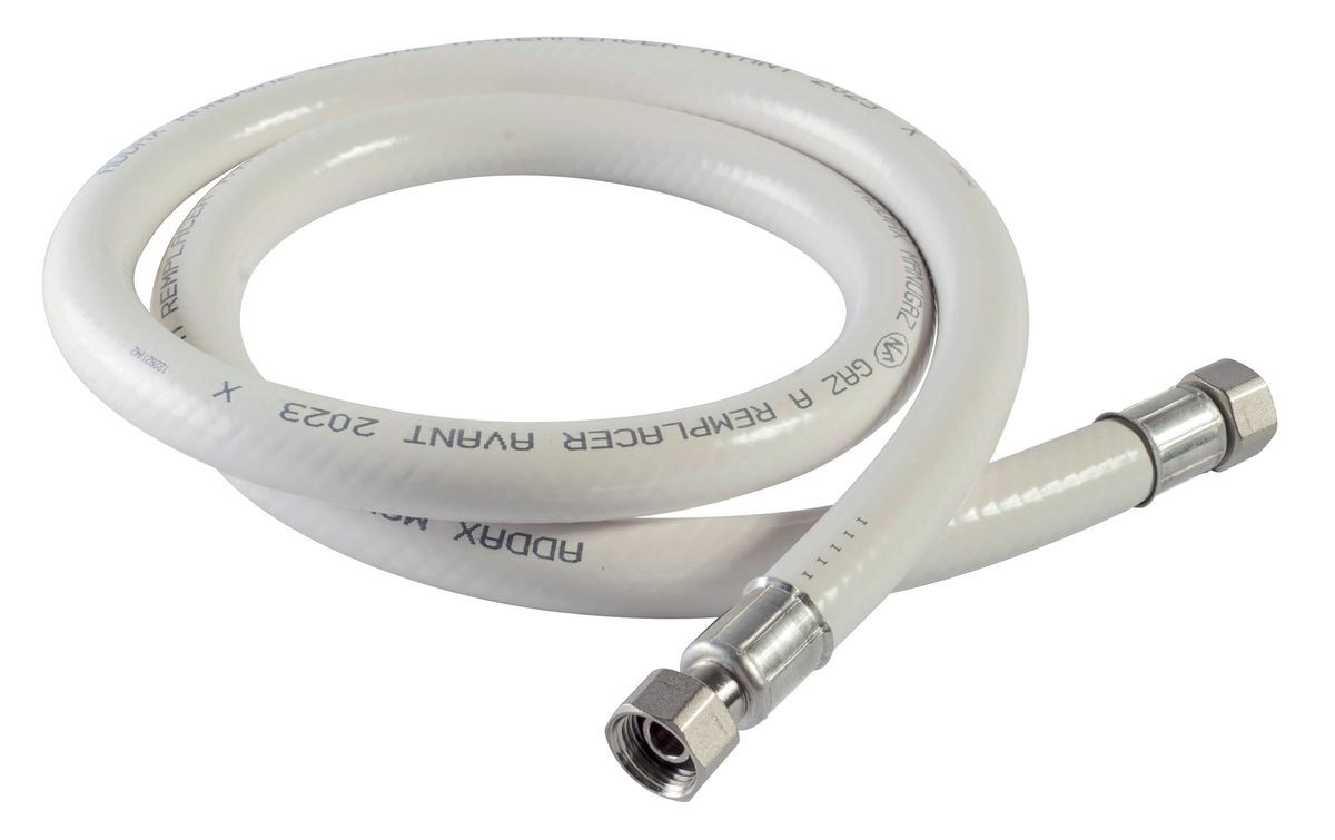 Tuyau PVC Manugaz à vis entrée et sortie G1/2
