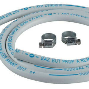 Tuyaux PVC Normagaz 6 x 12mm + 2 colliers de serrage