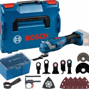 Outil oscillant 18 V GOP 18V-34 (Sans batteri ni chargeur) + kit accessoires en coffret L-BOXX BOSCH 06018G2002