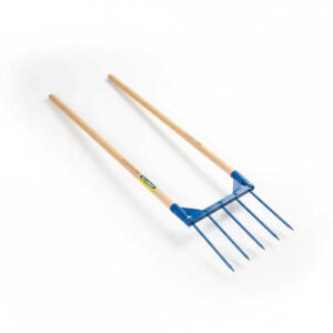 Aerogrif' 5 dents 2 manches 1,10 m, type Grelinette, outil de jardinage biologique