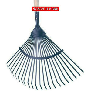 Balai à gazon dents plates sans manche