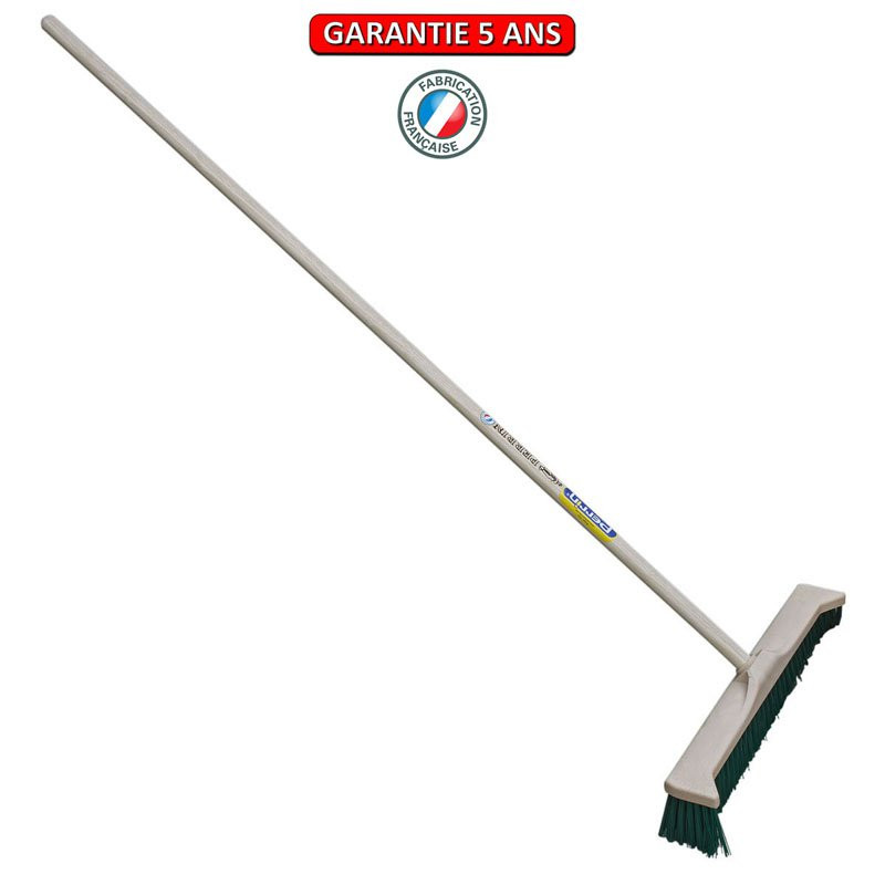 Balai à pointes latérales 55 cm - Manche bois 1,50 m - BALDOZER voirie