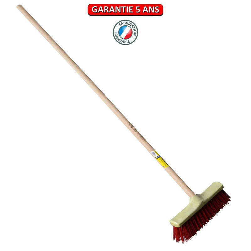 Balai cantonnier emmanché bois 150 cm - 30 cm
