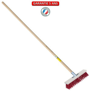Balai cantonnier plastique manche 150 cm bois PEFC