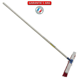 Balai de cantonnier 60 cm - Douille renforcée - Emmanché bois 150 cm
