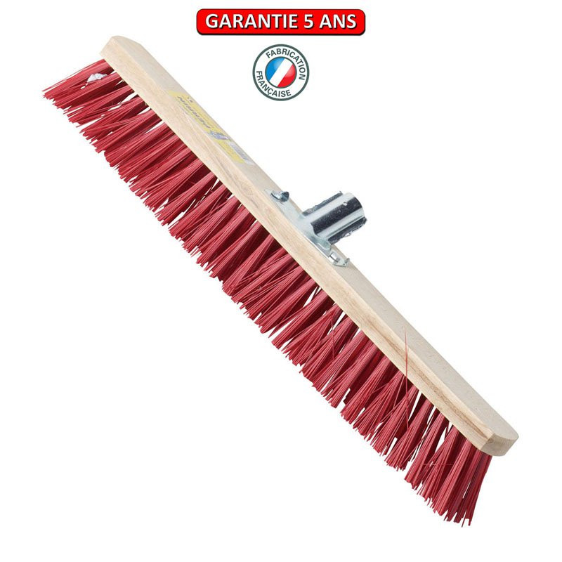 Balai de cantonnier 80 cm - Emmanché bois 150