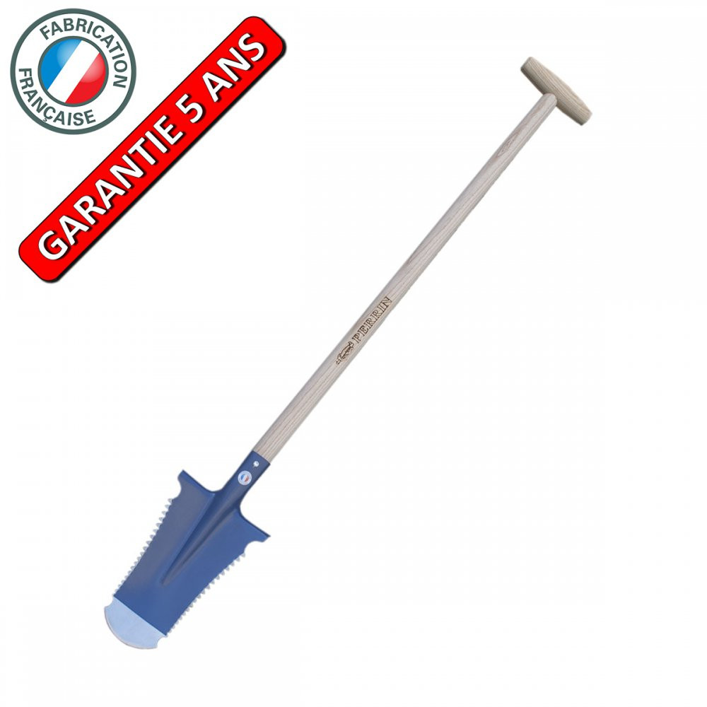 Bêche Caïman 29 cm - manche béquille - coupe racines
