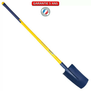 Bêche standard de 28 manche composite tri-matière incassable,pour le jardin et le potager