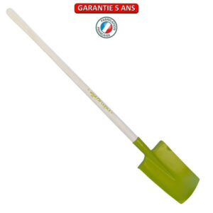 Bêche standard manche pomme 105cm- Bêche 28cm -Kiwi