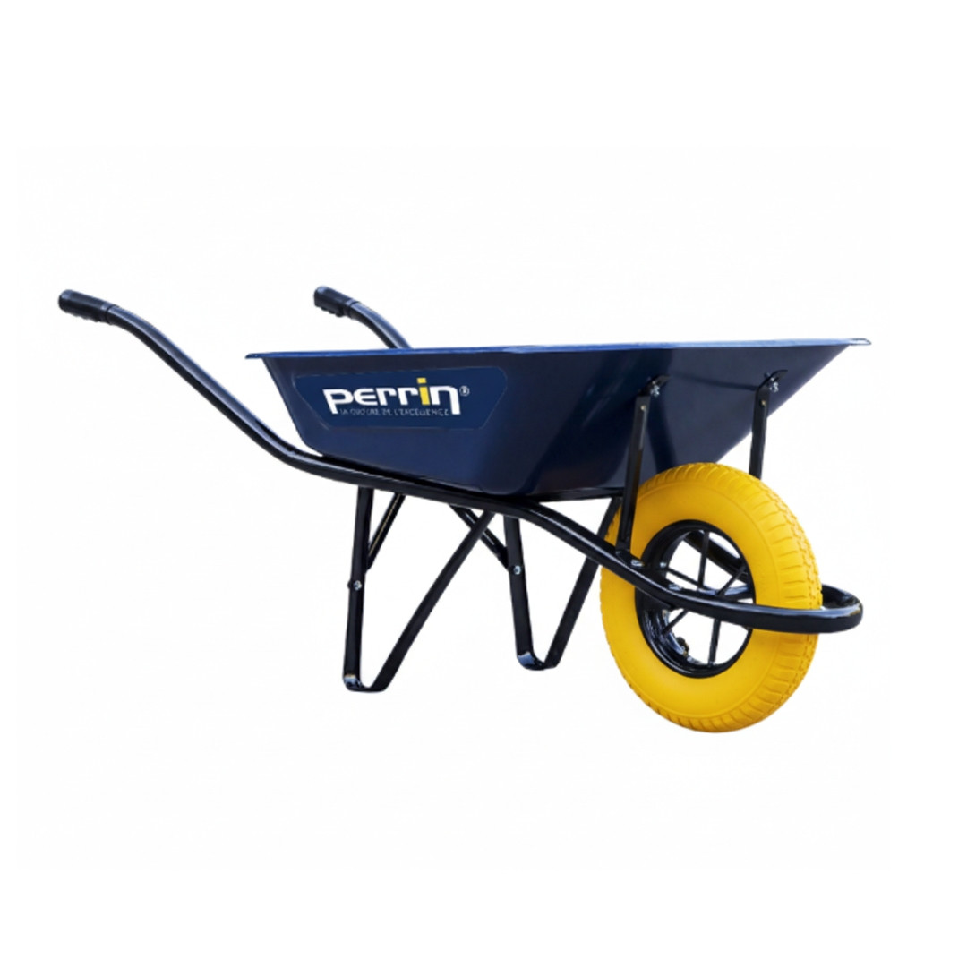 Brouette 100 L - Classic roue increvable - bleu