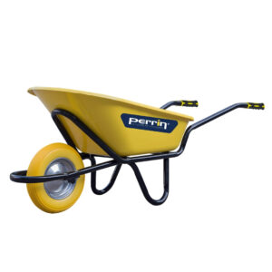 Brouette 100 L roue increvable - charge 320 kg châssis renforcé