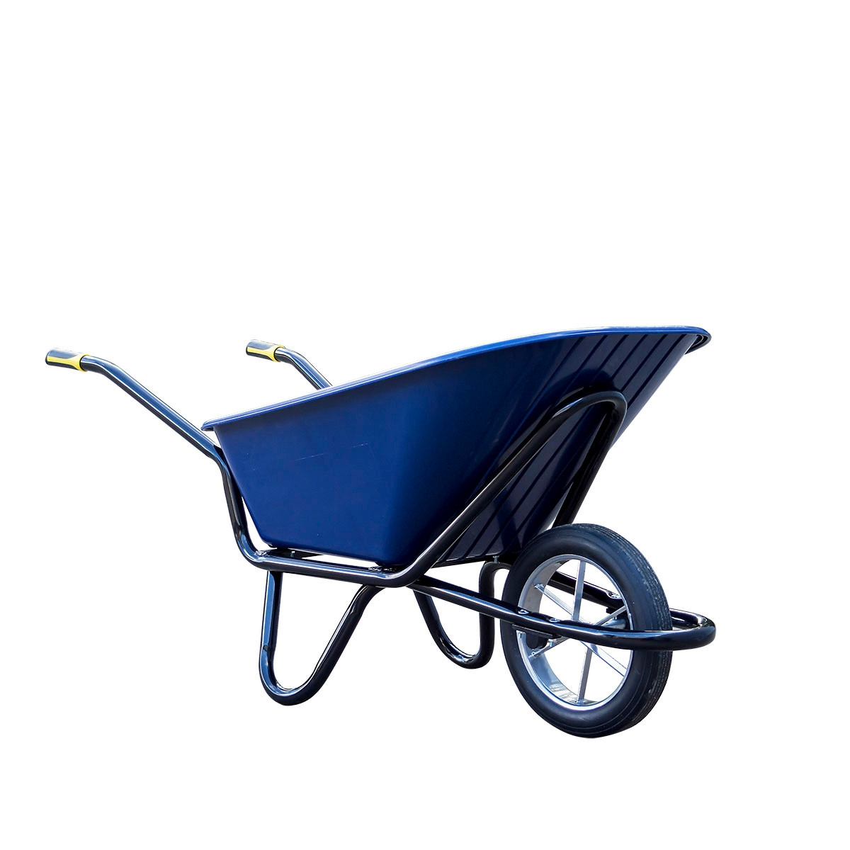 Brouette 120 L roue pleine - charge 320 kg PEHD renforcé