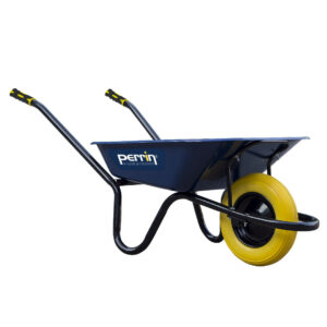 Brouette chantier 100 L - Dynamic renforcée - roue increvable - châssis acier Ø32 mm - 190 kg