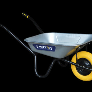 Brouette Dynamic roue increvable souple - caisse galvanisée - usage chantier