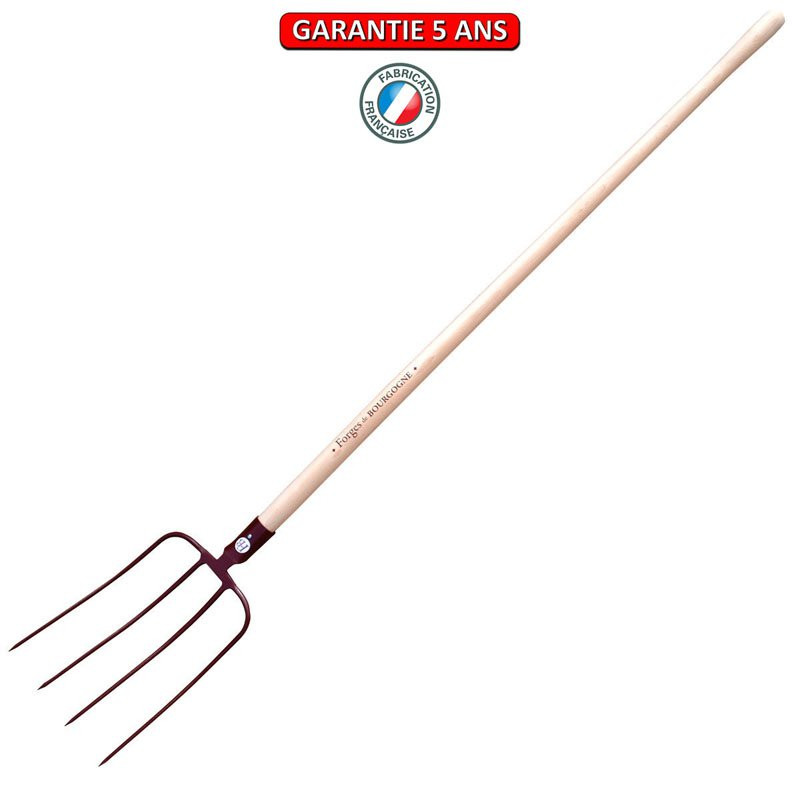 FB fourche à fumier à douille 4 dts empo 1.35 m cintré