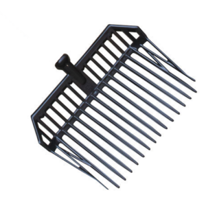 Fourche à bécher à soie sans manche spatulée