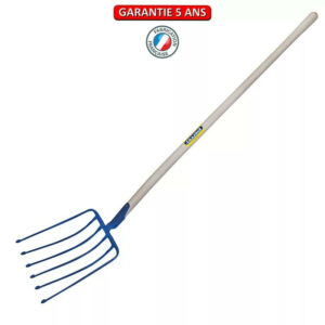 Fourche a douille a betteraves emmanché cintre 135 - 9 dents