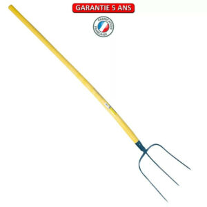 Fourche à faner 3 dents manche composite courbe 135