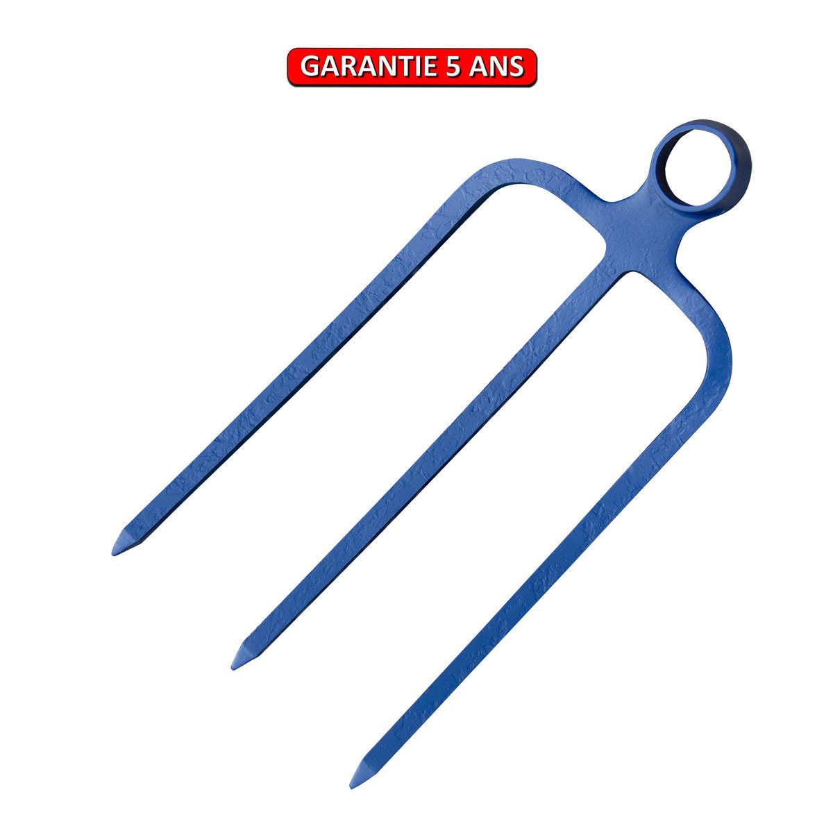 Fourche à fumier à douille - manche 135 courbe - 32x24 cm