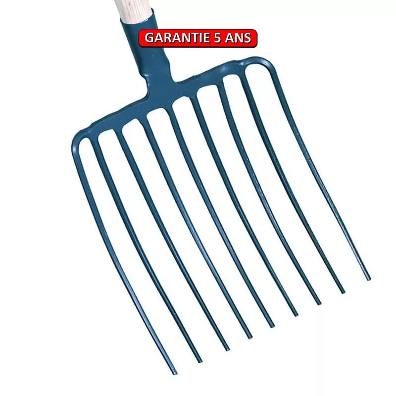 Fourche a huitres 9 dents - sans manche