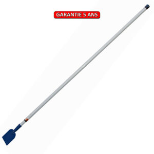 Grattoir plat avec manche téléscopique en aluminium - 12 cm