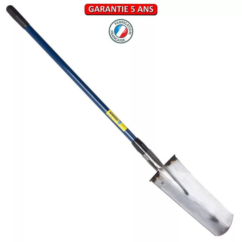 Louchet d'arrachage 38cm manche composite incassable outil professionnel pour pépiniériste