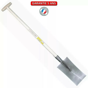 Louchet maçon de 30 cm - manche béquille tournée 80 cm