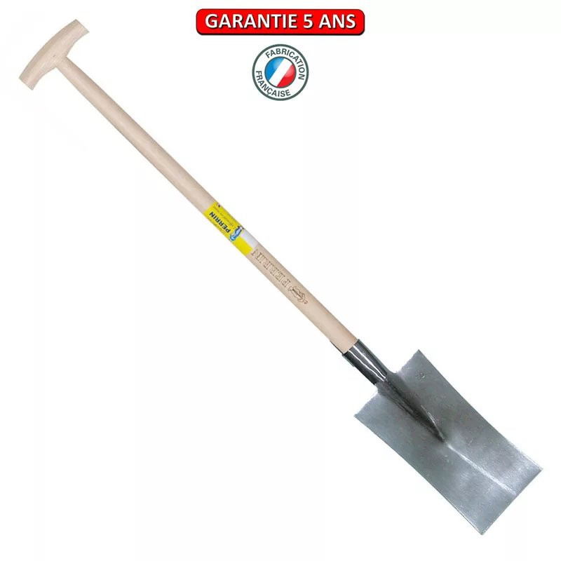 Louchet maçon de 32 cm - manche béquille fraisée 80 cm