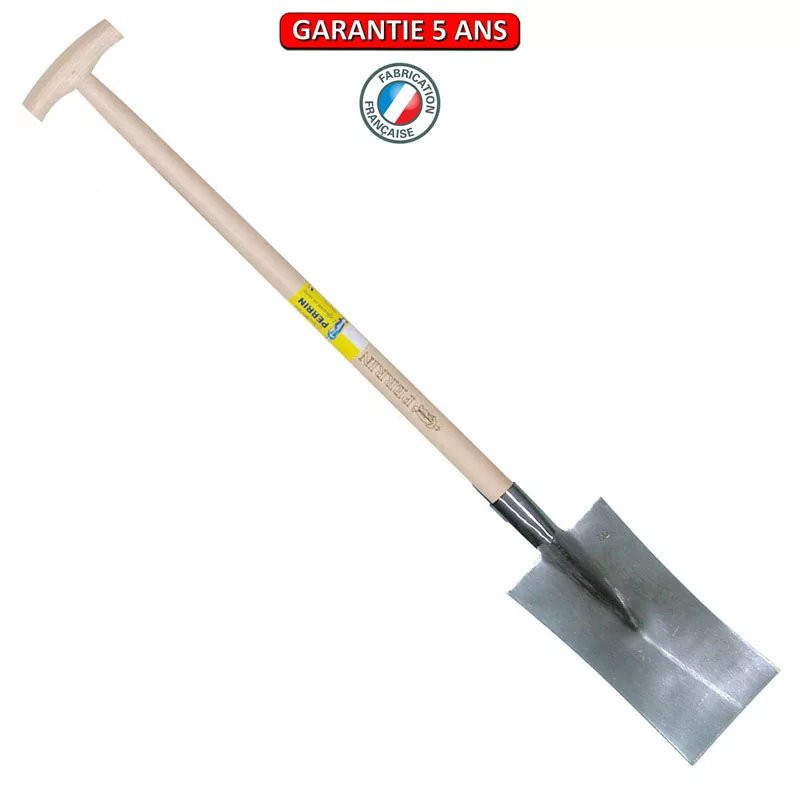 Louchet Nord de 28 cm - manche béquille fraisée 95 cm