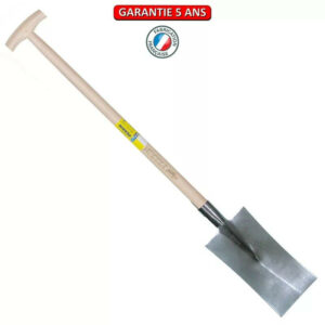 Louchet Nord de 32 cm - manche béquille fraisée 95 cm