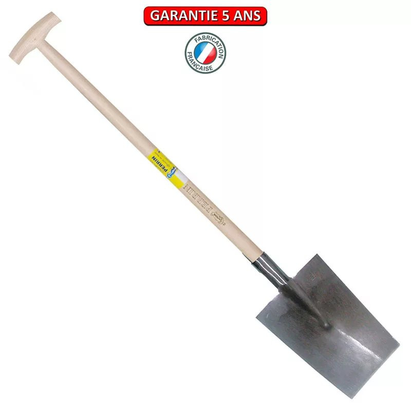Louchet Senlis de 26 cm - emmanché béquille fraisée 95 cm