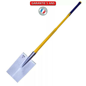 Louchet Senlis de 28 cm emmanché composite 1,10 m - rebords montés