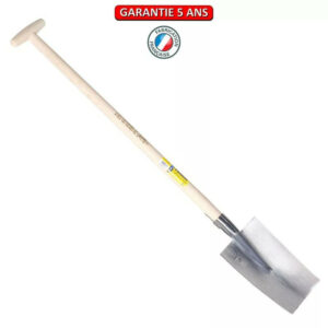 Louchet Senlis de 30 cm - emmanché béquille tournée 91 cm