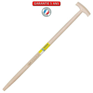 Manche béquille fraisée 95 cm pour bêche louchet douille 38