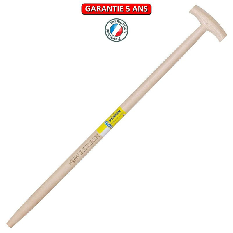 Manche béquille fraisée 95 cm pour bêche louchet douille 38