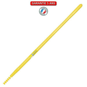 Manche composite droit 1,20 m pour pelle alu anglaise