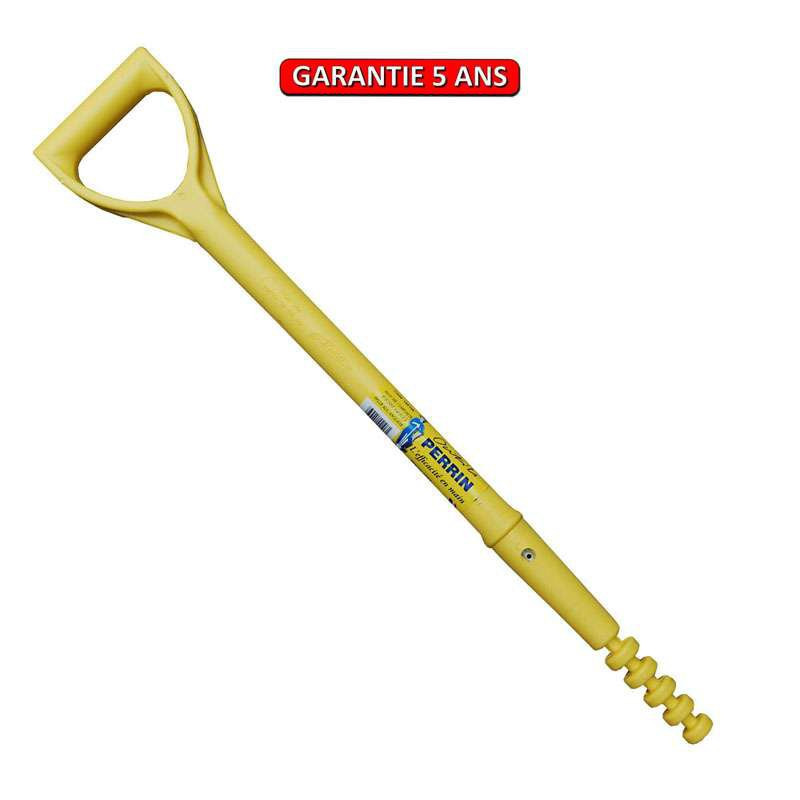 Manche composite poignée 0,60 m pour pelle alu anglaise