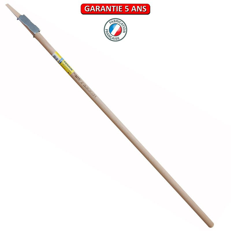 Manche droit 1,3 m pour poussoir alu et galva + agrafe
