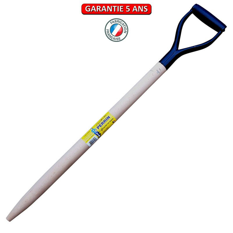 Manche poignée en D 85 cm pour bêche louchet douille 38