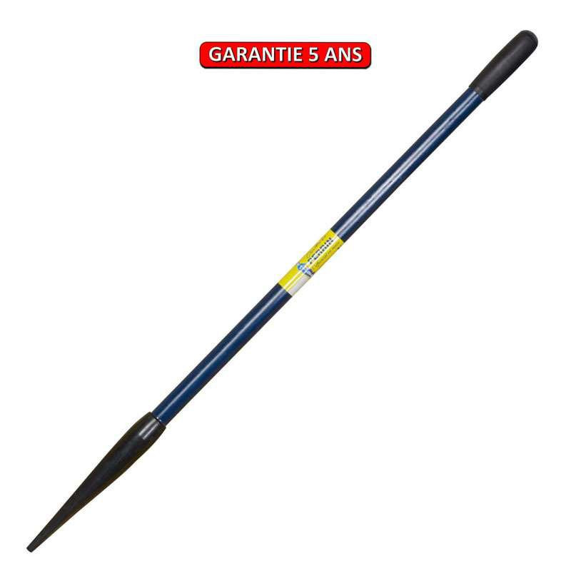 Manche pomme fibre bleu