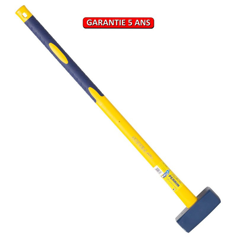 Masse couple 4 kg manche 0,90m composite tri matière incassable pour le batiment et jardin