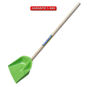 Pelle à neige enfant 19 cm - manche pomme 60 cm - verte